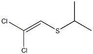 Propane, 2-(2,2-dichloroethenyl)thio)- Struktur