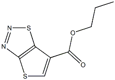 propyl thieno[2,3-d][1,2,3]thiadiazole-6-carboxylate Struktur