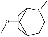 2-Azabicyclo[3.2.1]octane,8-methoxy-2-methyl-(8CI) Struktur