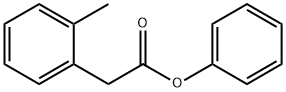 2-Phenylacetic acid 2-methylphenyl ester Struktur