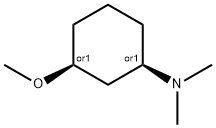 Cyclohexanamine, 3-methoxy-N,N-dimethyl-, (1R,3S)-rel- (9CI) Struktur