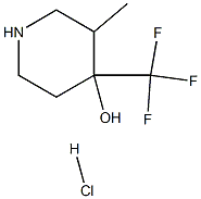 3-Methyl-4-(Trifluoromethyl)Piperidin-4-Ol Hydrochloride(WX601435) Struktur