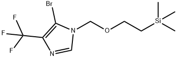 5-Bromo-4-(Trifluoromethyl)-1-((2-(Trimethylsilyl)Ethoxy)Methyl)-1H-Imidazole(WX637425) Struktur