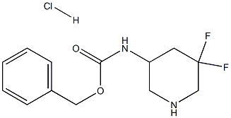 Benzyl (5,5-Difluoropiperidin-3-Yl)Carbamate Hydrochloride(WX601248) Struktur