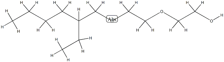 2-[2-(2-ethylhexoxy)ethoxy]ethanol Struktur