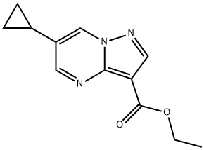 Ethyl 6-Cyclopropylpyrazolo[1,5-A]Pyrimidine-3-Carboxylate(WXC03020) Struktur