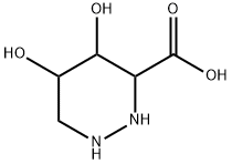 3-Pyridazinecarboxylicacid,hexahydro-4,5-dihydroxy-(9CI) Struktur