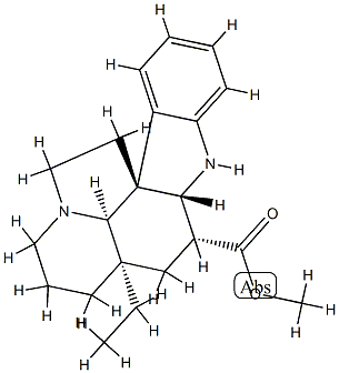 Aspidospermidine-3β-carboxylic acid methyl ester Struktur