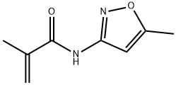 2-Propenamide,2-methyl-N-(5-methyl-3-isoxazolyl)-(9CI) Struktur