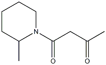 1-(2-methylpiperidin-1-yl)butane-1,3-dione Struktur