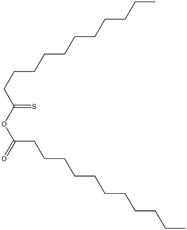 Dodecanethioic acid, anhydrosulfide Struktur