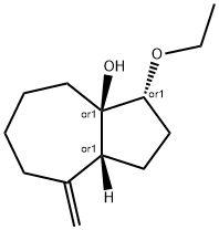 3a(1H)-Azulenol,3-ethoxyoctahydro-8-methylene-,(3alpha,3abta,8abta)-(9CI) Struktur