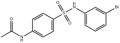 4-(3-Bromophenylsulfamoyl)acetanilide, 97% Struktur