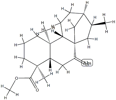 7-Oxokauran-19-oic acid methyl ester Struktur