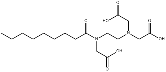 N-(2-(Bis(carboxymethyl)amino]ethyl)-N-(1-oxononyl)glycine