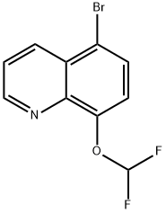 5-bromo-8-(difluoromethoxy)quinoline(WXFC0615) Struktur