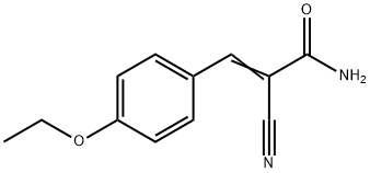 2-Propenamide,2-cyano-3-(4-ethoxyphenyl)-(9CI) Struktur