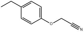 (4-ethylphenoxy)acetonitrile Struktur