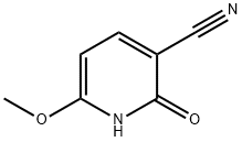 3-Pyridinecarbonitrile,1,2-dihydro-6-methoxy-2-oxo-(9CI) Struktur