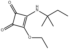 3-Cyclobutene-1,2-dione,3-[(1,1-dimethylpropyl)amino]-4-ethoxy-(9CI) Struktur