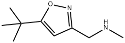 3-Isoxazolemethanamine,5-(1,1-dimethylethyl)-N-methyl-(9CI) Struktur