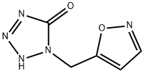 5H-Tetrazol-5-one,1,2-dihydro-1-(5-isoxazolylmethyl)-(9CI) Struktur