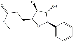 4,7-ANHYDRO-2,3-DIDEOXY-7R-C-PHENYL-D-XYLO-HEPTONIC ACID, METHYL ESTER Struktur