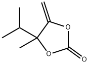 1,3-Dioxolan-2-one,4-methyl-5-methylene-4-(1-methylethyl)-(9CI) Struktur