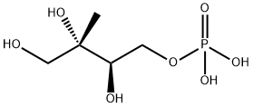 2-C-METHYL-D-ERYTHRITOL 4-PHOSPHATE (MEP) Struktur