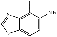 5-Benzoxazolamine,4-methyl-(9CI) Struktur