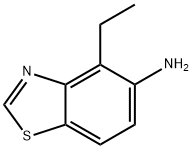 5-Benzothiazolamine,4-ethyl-(9CI) Struktur