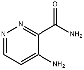 3-Pyridazinecarboxamide,4-amino-(8CI) Struktur