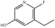 3-Pyridinol,5-ethyl-6-fluoro-(9CI) Struktur