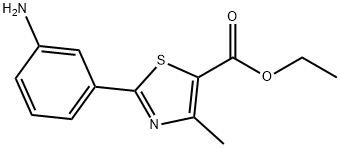 Ethyl 2-(3-aMinophenyl)-4-Methylthiazole-5-carboxylate, 97% Struktur