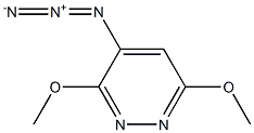 4-Azido-3,6-dimethoxypyridazine Struktur