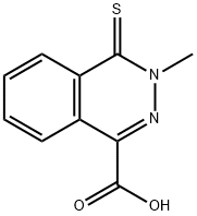 3-METHYL-4-SULFANYLIDENE-3,4-DIHYDROPHTHALAZINE-1-CARBOXYLIC ACID Struktur