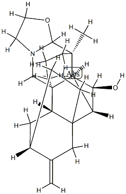 15,23-Dideoxy-19,23-epoxy-6β-hydroxyajaconine Struktur