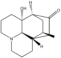 (12α,15R)-12-Hydroxy-15-methyllycopodan-5-one Struktur