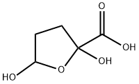 2-Furancarboxylicacid,tetrahydro-2,5-dihydroxy-(9CI) Struktur