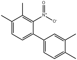 Biphenyl, 2-nitro-3,3',4,4'-tetramethylbiphenyl Struktur