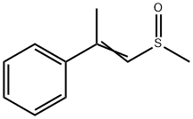 Methyl(β-methylstyryl) sulfoxide Struktur