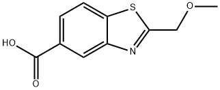 5-Benzothiazolecarboxylicacid,2-(methoxymethyl)-(9CI) Struktur