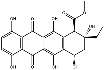 epsilon-isorhodomycinone Struktur