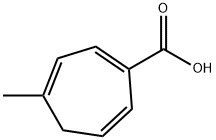 1,3,6-Cycloheptatriene-1-carboxylicacid,4-methyl-(8CI) Struktur