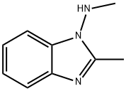 1H-Benzimidazol-1-amine,N,2-dimethyl-(9CI) Struktur