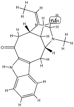 17-Hydroxyvobasan-3-one Struktur