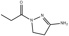 2-Pyrazoline,3-amino-1-propionyl-(8CI) Struktur