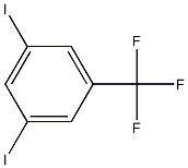 1,3-diiodo-5-(trifluoromethyl)benzene Struktur