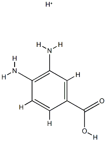 Benzoic  acid,  3,4-diamino-,  conjugate  monoacid  (8CI) Struktur