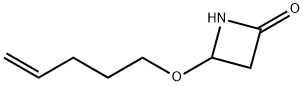 2-Azetidinone,4-(4-pentenyloxy)-(9CI) Struktur